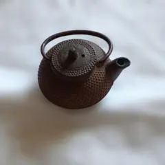 南部鉄器 鉄瓶 あられ模様 アラレ 急須 茶道具 茶色 - メルカリ