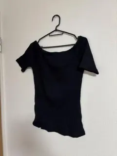 AZUL by moussy ブラックTシャツ