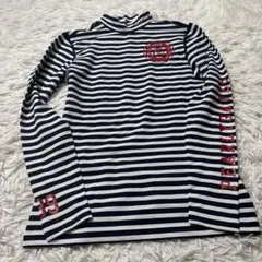 PEARLY GATES ストライプ長袖シャツ