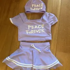 【naaa様専用】水着　オフショル風　スカート付き　3点セット　110㎝