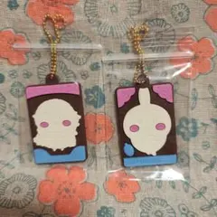 【キャラパキ】ちいかわ　ボールチェーン　ラバーマスコット　うさぎ　ラッコ