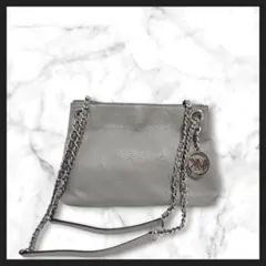 MICHAEL KORS レザーショルダーバッグ グレー