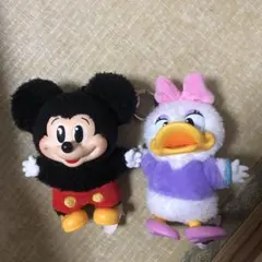 ミッキーマウスとデイジーダック ぬいぐるみセット