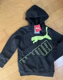 PUMA フード付き パーカー 140cm 黒