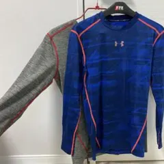Under Armour 長袖シャツ 青 灰色 MD