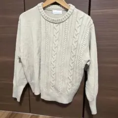 willfully ベージュ ケーブルニットセーターのサムネイル
