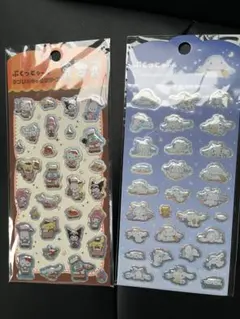 ぷくっとシール シナモロール サンリオキャラクター 各1枚