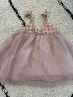 ピンク チュール ワンピース