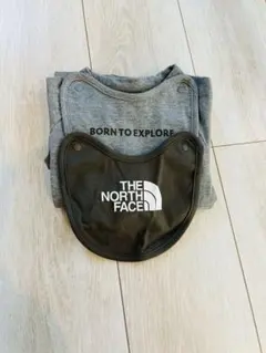 THE NORTH FACE スタイ付きロンパース80cm