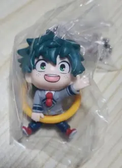 ヒロアカ こんにち輪 フィギュア 緑谷出久 キーホルダー