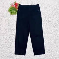 美品 【ヒューマンウーマン】 クロップドパンツ カジュアル （M） ネイビーのサムネイル