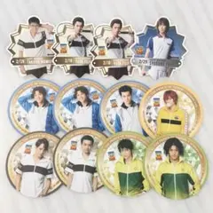 テニミュ アニカフェ コースター バースデーステッカー 12枚セット