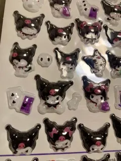 匿名即発送 3Dクロミ キャラクター立体シールセット