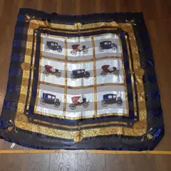 朝割りお値下げ‼️大判　バロックスカーフ90センチ