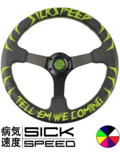 シックスピード ステアリング パープルステッチ USDM JDM ハンドル 紫