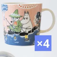 ムーミンバレーパーク限定　ARABIA ムーミンアラビア　マグカップ　4個