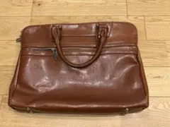 ビジネスバッグ ブラウン