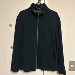 BIGLIDUE ブラック ジップアップジャケット