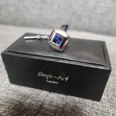 Onyx-Art ブルー カフリンクス