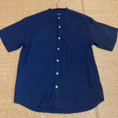 ライトオン　BACK NUMBER 半袖ノーカラーシャツ