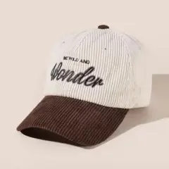 SHEIN レディース コーデュロイ ベースボールキャップ 58cm