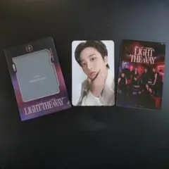 ATEEZ LIGHT THE WAY後期 ジョンホ トレカ＆カードケースセット