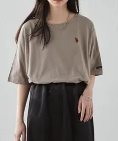 U.S. POLO ASSN. ロゴ刺繍 Tシャツ Mサイズのサムネイル