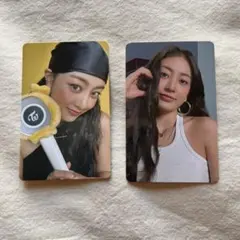 アプグレ特典　TWICE JIHYO カード2枚