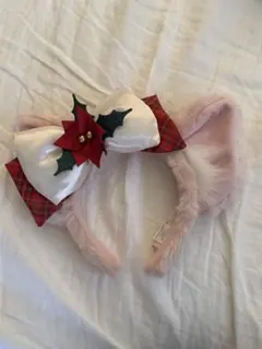 2024限定クリスマスリボン付きカチューシャ　リーナベル