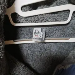 CHUMS ボアジャケット グレー×ネイビー メンズL