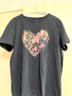 Desigual 半袖 Tシャツ ハート柄 ブラックのサムネイル