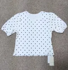 ホワイト ハート柄 Tシャツのサムネイル