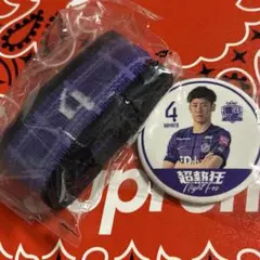 荒木隼人　ミニリストバンド　蓄光缶バッジ　サンフレッチェ広島　2点