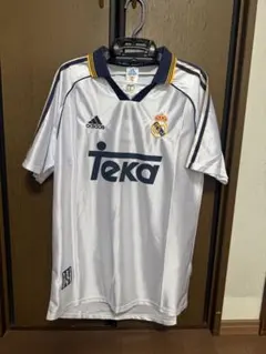 レアルマドリード ユニフォーム 99/00復刻 ホーム Mサイズ 美品 新品】レアルマドリード ユニフォーム 99/00復刻 ホーム Mサイズ