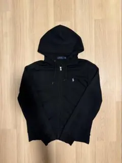 POLO Ralph Lauren ジップパーカー黒 xs swag drip - メルカリ
