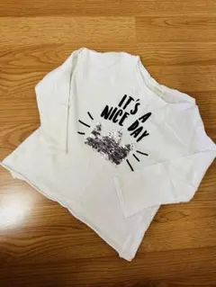 ZARAキッズ⭐︎116cm⭐︎スパンコール⭐︎人気商品⭐︎ロゴT⭐︎女の子⭐︎早い者勝ち！