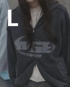 Age Factory × CPGコラボ フーディー BLACK 黒 L