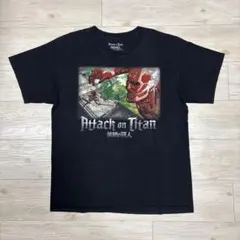 Attack on Titan エレンx進撃の巨人 刺繍半袖Tシャツ Lサイズ - メルカリ