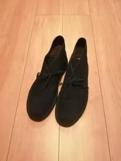 美品　Clarks クラークスオリジナルス　黒 スエード デザートブーツ