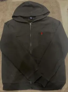 ポロ・ラルフ・ローレン フルジップパーカー ブラック