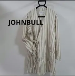 JOHNBULL ジョンブル ストライプ ガウン　コート ロング丈 岡山 デニム