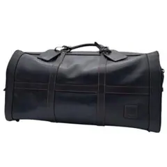 希少 dunhill ダンヒル ボストンバッグ 旅行鞄 オールレザー 大容量 黒