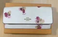 COACH 花柄 長財布F-53751
