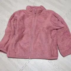 UNIQLO ファーフリースジャケット 110 ピンク