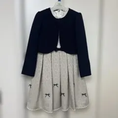 フォーマルドレス ネイビーグレー 100cm~