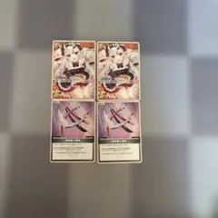 ホロライブカード　ホロカ　阿修羅&羅刹、百鬼あやめ1st お誕生日会セット