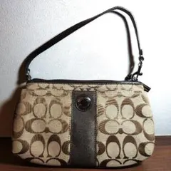 COACH コーチ アクセサリーポーチ シグネチャ ハンドバッグ ワン