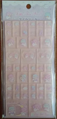 サンリオ リトルツインスターズ タイルシール エンジェル