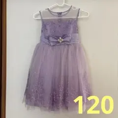 キッズドレス　120 パープル　プリンセスマザウェイズのサムネイル