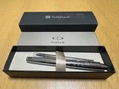【新品】非売品 SoftBank×PARKER コラボボールペン IM 黒金のサムネイル